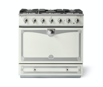 Alb90 Dfwh N Albertine 90 Range Cooker Pure White Nickel And Stainless Steel2