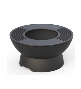 Heoflc Hergom Meteor Outdoor Cast Iron Fire Pit 1300150 Studio Combination