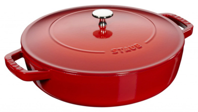 63172 Staub Saute Pan Chistera Rnd 26Cm Cherry Hr
